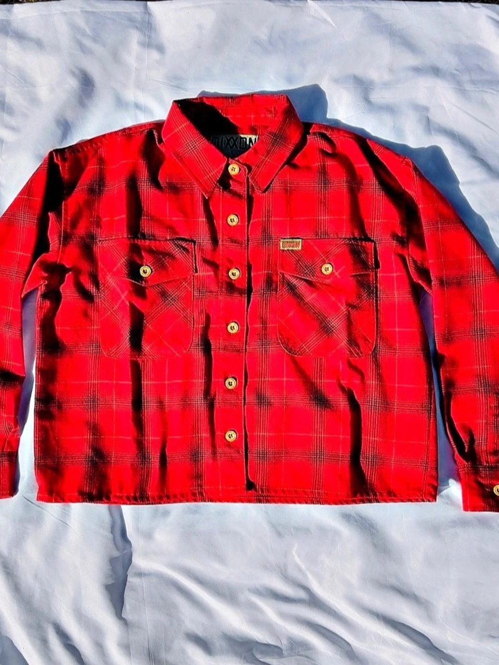 Dixon Flannel Company The Loveless Plaid Flannel  in Red & Black Size M